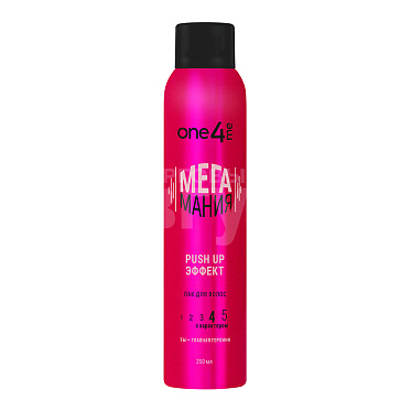 Лак для волос ONE4ME Мегамания, 250 мл