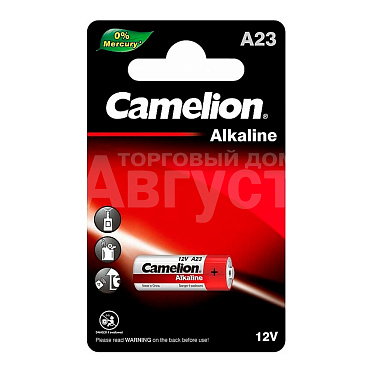 Батарейка Camelion Plus Alkaline BL-1 LR23A A23-BP1, алкалиновая, 1 шт
