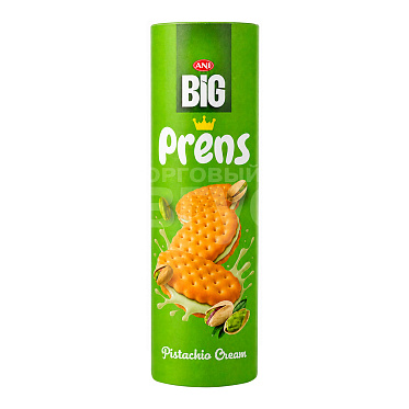 Печенье-сэндвич Prens, со вкусом фисташки, 500 г