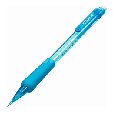 Карандаш механический Staff 181423 College, MP-422 с ластиком, твердость: НВ, 0,7мм, цвет корпуса в ассортименте