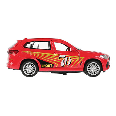 Машина X5-12SLSRT-RD Технопарк BMW X5 M-SPORT двери багаж открываются, 12 см, металл
