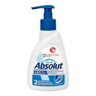 Мыло жидкое Absolut Classic ультразащита, 250 мл