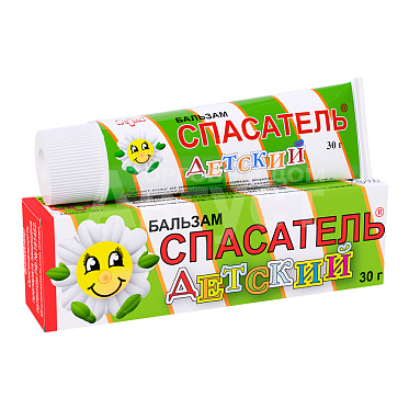 Бальзам для тела Спасатель детский, заживляющий, антисептический, туба, 30 мл