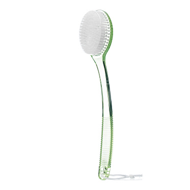 Щетка для тела Aqua Joy с искусственной щетиной и пластиковой ручкой, 30 см