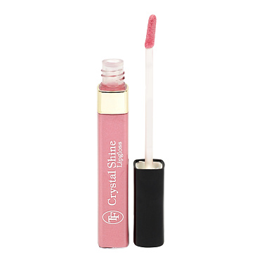 Помада для губ Triumf Crystal Shine Lipgloss жидкая, кукольно-розовая, тон 43, 25 г