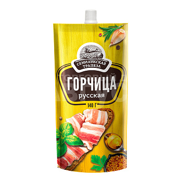 Горчица Семилукская трапеза Русская, 140 г