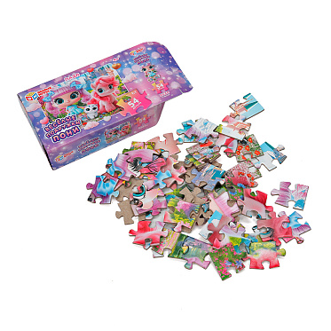 Пазл Умные игры 4630395007399 Весёлые подружки пони.В коробке 54 детали.90х65х25, картон