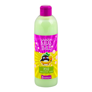 Шампунь Kids Smile и гель для душа 2 в 1, Груша, детский, 500 мл