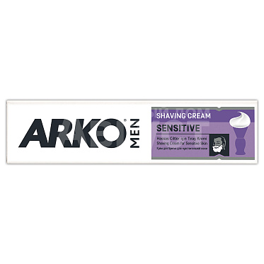 Крем для бритья Arko Sensitive для чувствительной кожи, 65 г